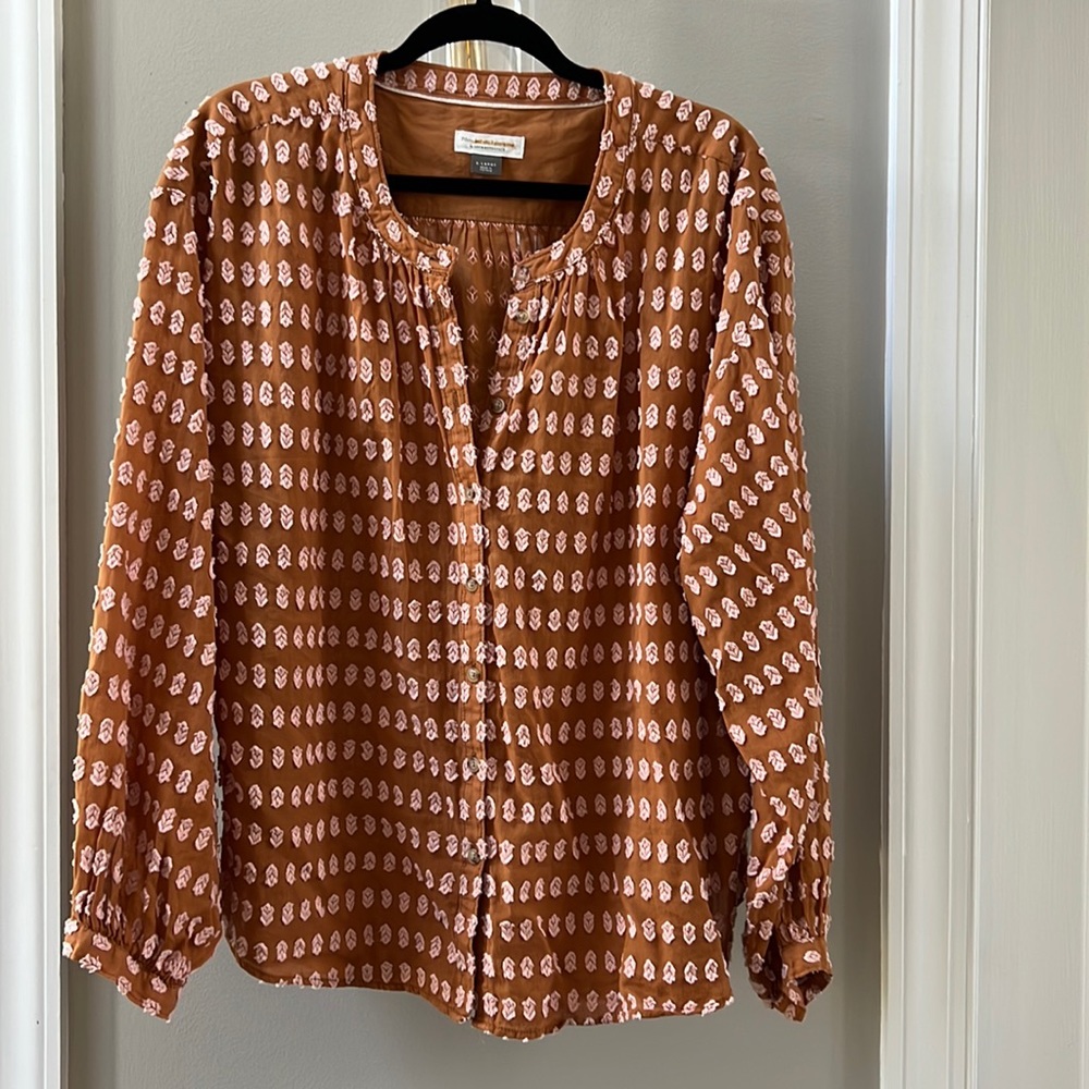 EUC Like New Anthropologie Long Sleeve Shirt